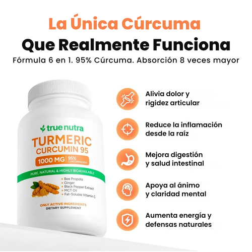 Cápsulas de Cúrcuma 95