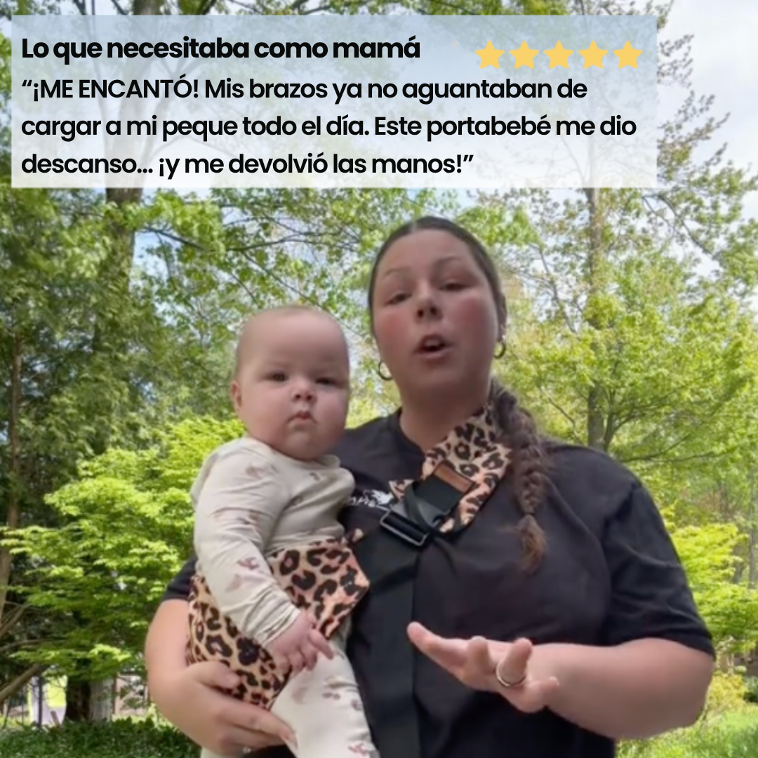 Bambora™ Portabebé Ergonómico Manos Libres