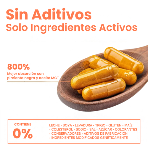 Cápsulas de Cúrcuma 95